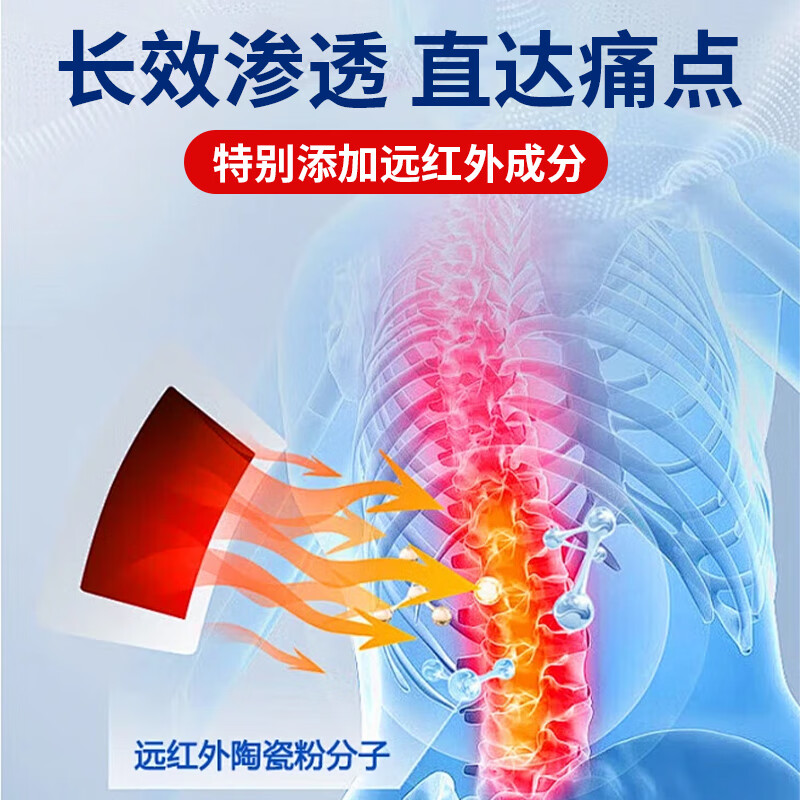 李时珍远红外磁疗贴腰椎颈椎疼痛舒痛贴膏药 三盒装