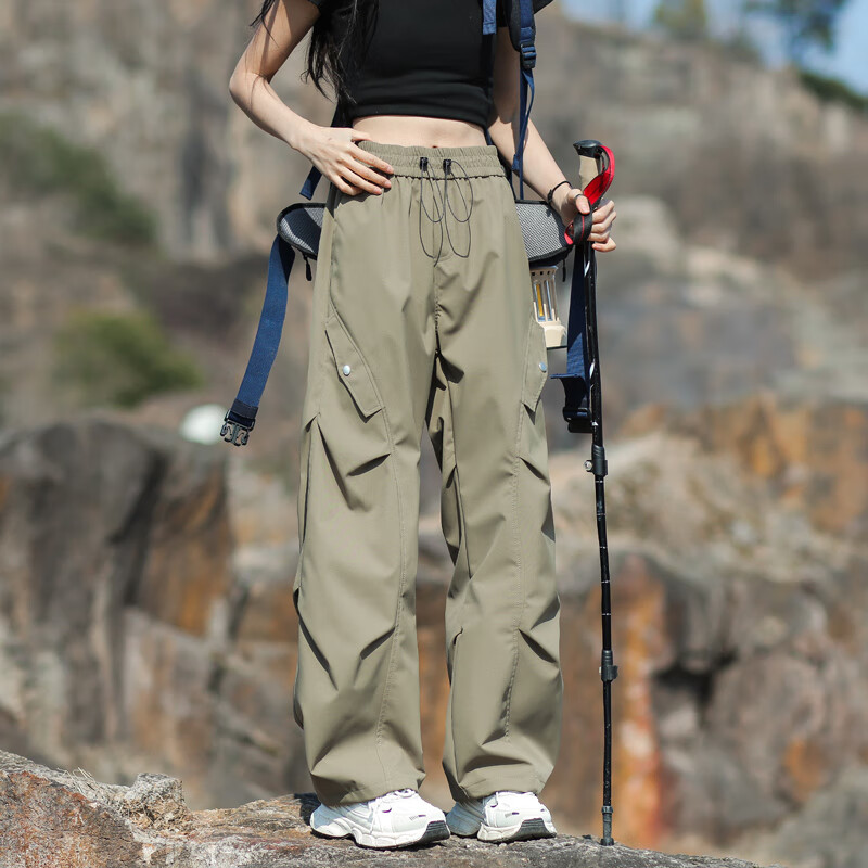 SKYPILOT冲锋裤男女秋冬加绒防风防水三合一户外登山裤滑雪裤工装裤女 棕色女款【单裤不加绒】偏大一码 S【男女通码 85-105斤】