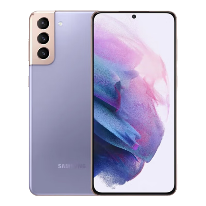 三星（SAMSUNG）Galaxy S21Ultra 全网通5G S21+系列 后置三摄拍照手机 高刷新率高清屏 库存 Spen书写笔 高倍变焦 S21 梵梦紫（6.2英寸）直屏 128GB 国版双卡