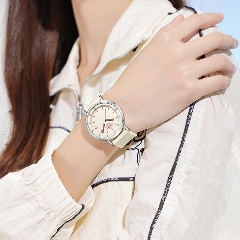 Dickies学生手表女生青少年初高中生专用指针考试表静音新年礼物539 米