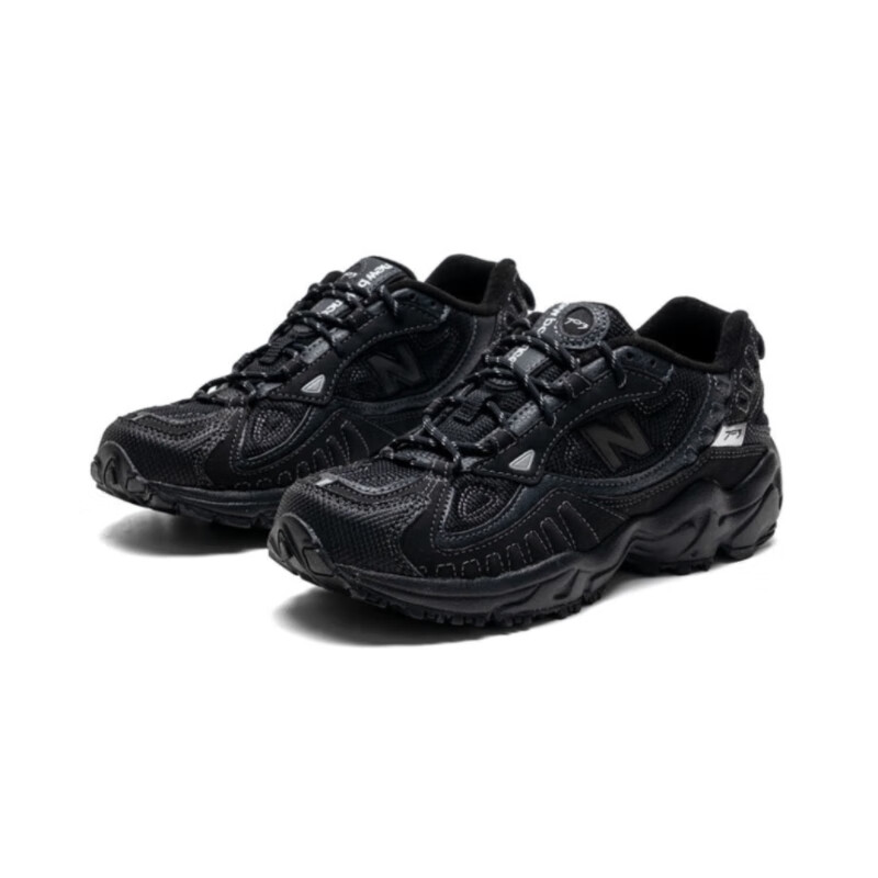 新百伦男女款 WL703 系列经典运动老爹鞋 休闲运动鞋 黑色｜黑色 45