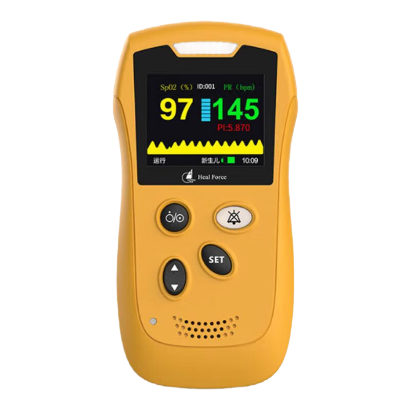 力康(Heal Force)婴儿血氧仪家用捆绑式新生儿早产儿老年人脉搏血氧饱和度制氧机 【升级款】力雅新生儿制氧机+充电款婴儿血氧仪两件套