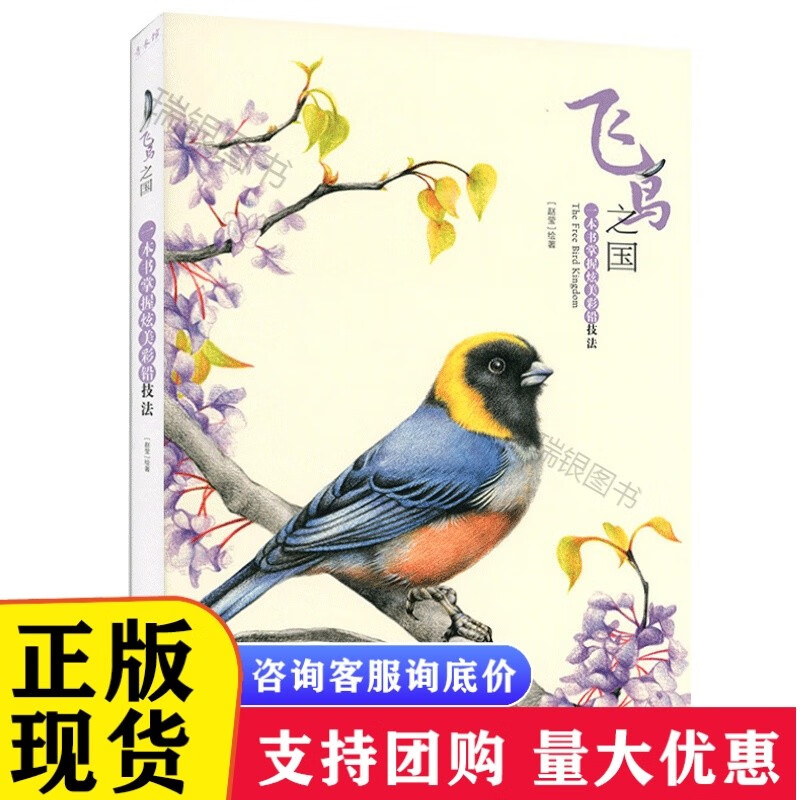 飞鸟之国 一本书掌握炫美彩铅技法 彩铅画
