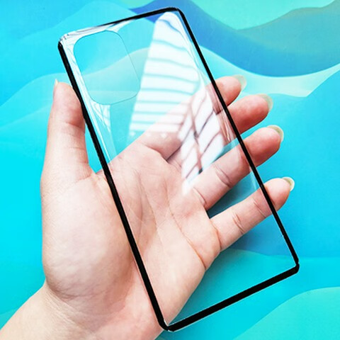 山头林村适用redmi红米k40后盖K40PRO玻璃后壳k40手机后盖电池盖 k40/pro透明 玻璃后盖