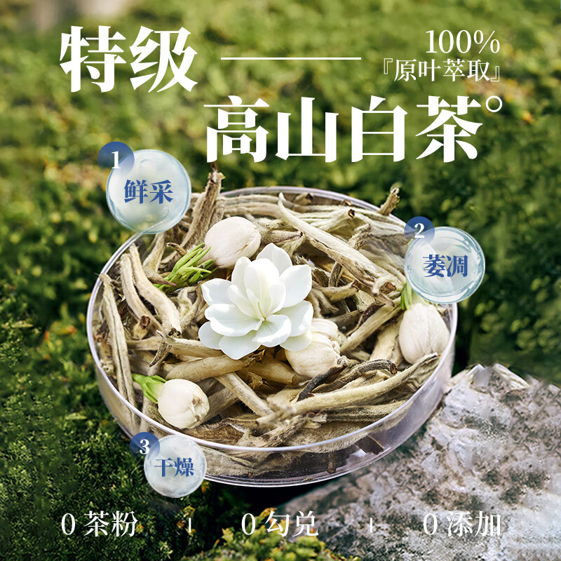 那川高山茉莉玫瑰白茶乌龙青柑普洱无糖茶 纯茶解渴饮料500*15瓶整箱 茉莉白茶500ml*15瓶
