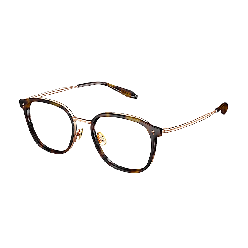 MOLSION情人節(jié)禮物陌森眼鏡陌森眼鏡肖戰(zhàn)同款D形鈦鏡框近視鏡MA6055 B20 玫瑰金|琥珀 【TR+鈦】 框+陌森灰變色片1.60片(600度內)