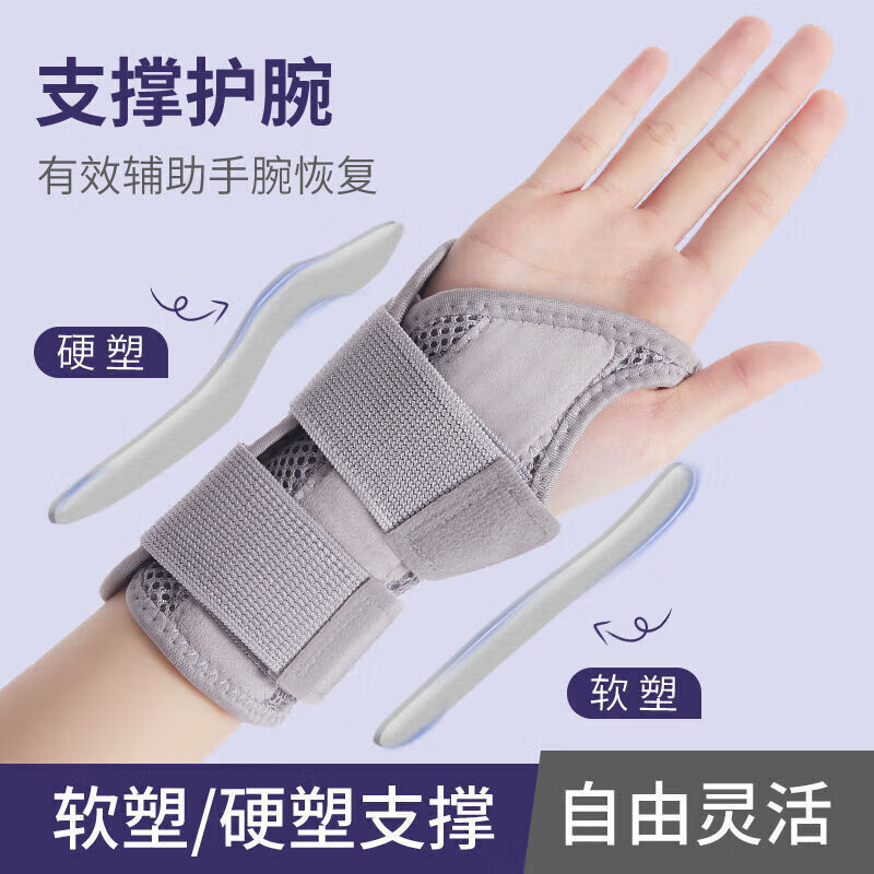 通用尺骨桡骨远端固定支具护腕女手腕扭伤腱鞘妈妈手关节疼劳损 肤色 右手 单只 M(适合手围22CM以下)