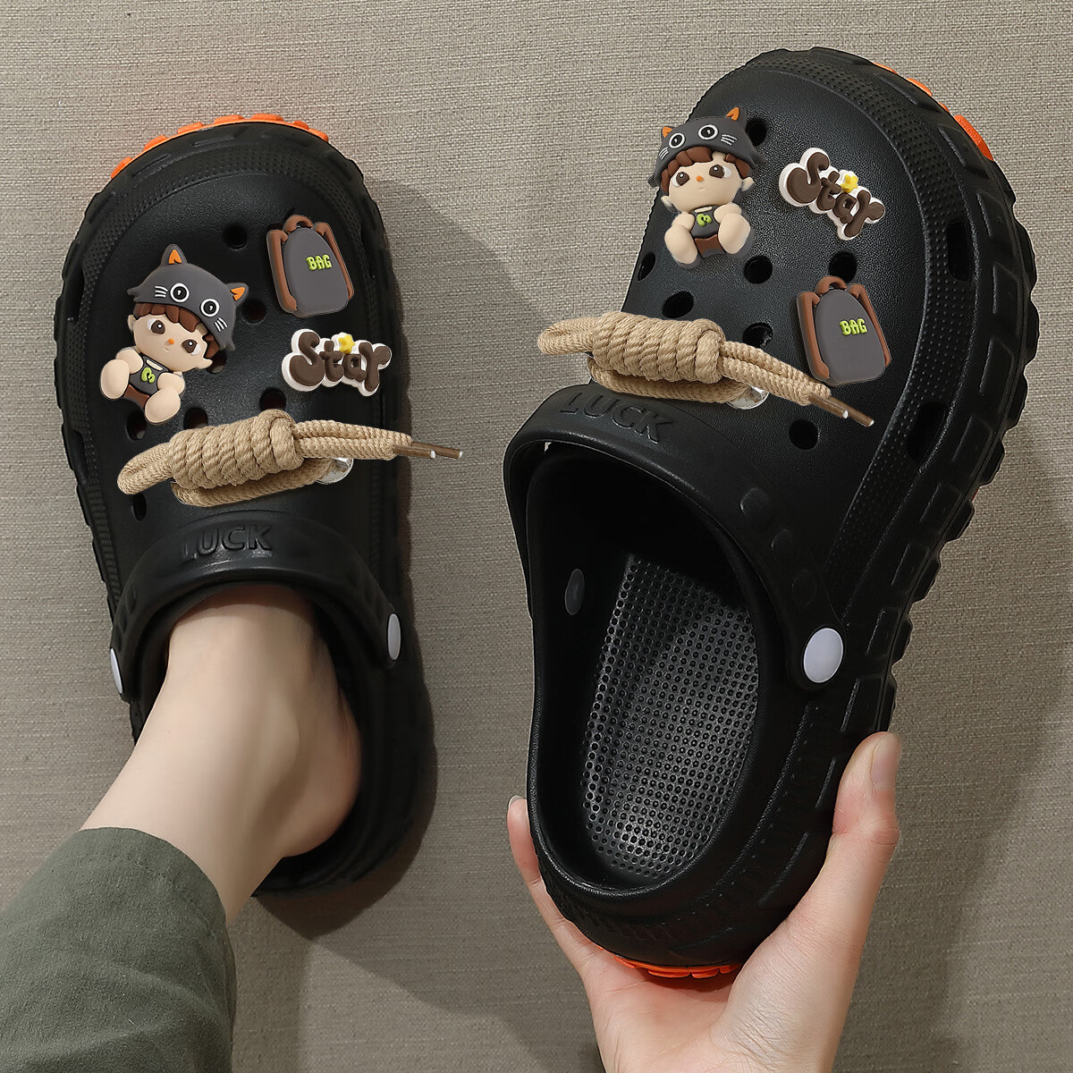 ���ڲ��������зҶ���Ь��ʿ�ļ��⴩2025�¿������������㹭֧�Ű�ͷ����Ь�п� ��ɫ��start�к��� 40-41 ��׼�루�ڳ�255mm��