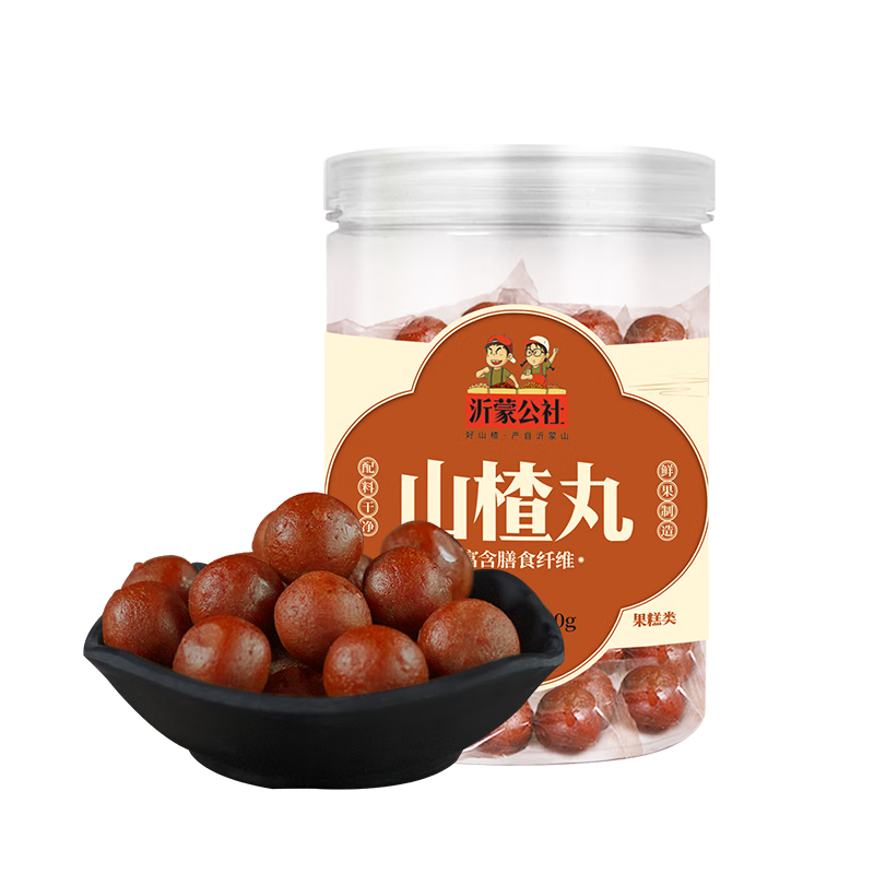 沂蒙公社无添加山药陈皮茯苓六物山楂丸160g罐装药食同源休闲健康零食