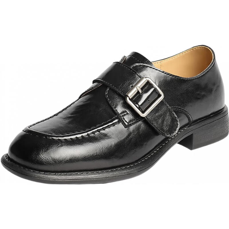 ������Belle��ʱ�����˸����ָ�ЬŮ25�����̳�ͬ���ʸ�Ƥ����ͨ�ڵ�ЬE1F1DCM5 ��ɫ 36 (230mm)