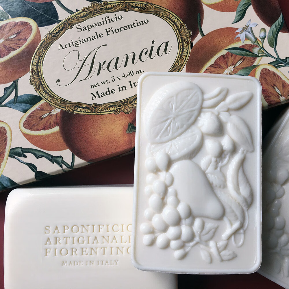 意大利进口柑橘香皂礼盒伴手礼手工皂沐浴皂洗澡香味 柑橘礼盒3*125g