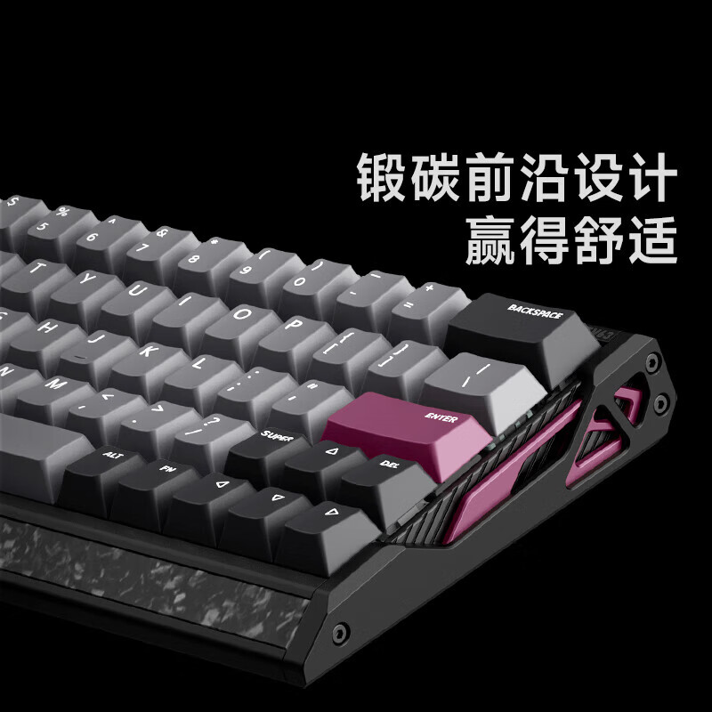 IQUNIX EV63旗舰磁轴键盘神秘X轴无畏契约打瓦电竞游戏专用铝厂客制化 EV63 黑武士【神秘X轴Ultra】