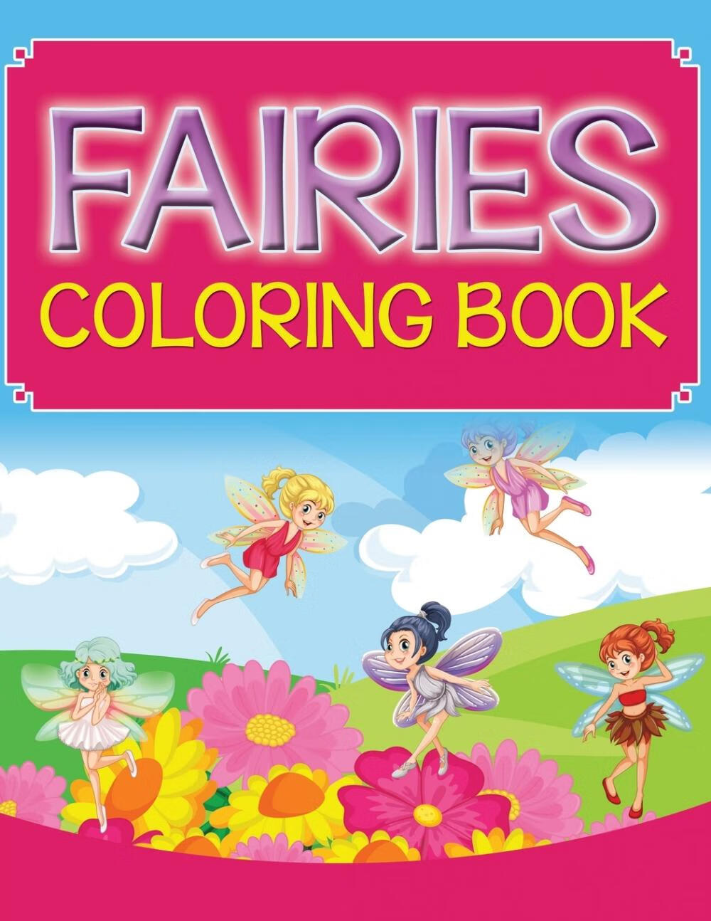 【预售 按需印刷】fairies coloring book