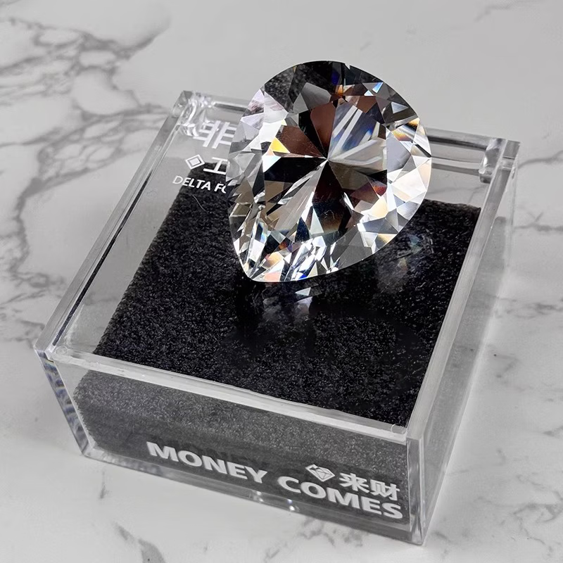 巨晶非洲之心星大红三角行动1:1水晶模型游戏礼物道具收藏品质周边 1比1复刻【典藏级非洲之心】 无杂质【精美盒】送 金属NFC卡