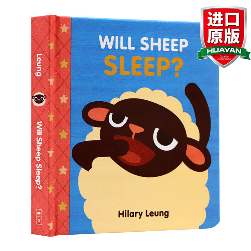 英文原版 学乐绵羊会睡觉吗 儿童认知早教绘本 睡前故事纸板书 亲子