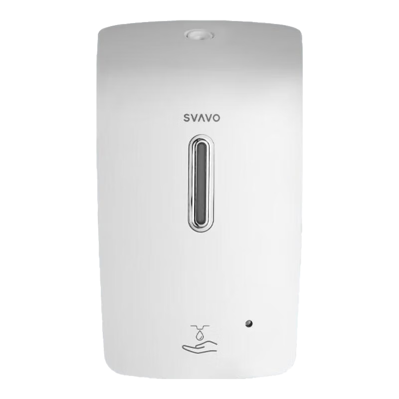 瑞沃自動感應(yīng)皂液器免接觸洗手液機免打孔大容量洗手液盒衛(wèi)生間皂液盒 PL-151055白色滴液 1000ml