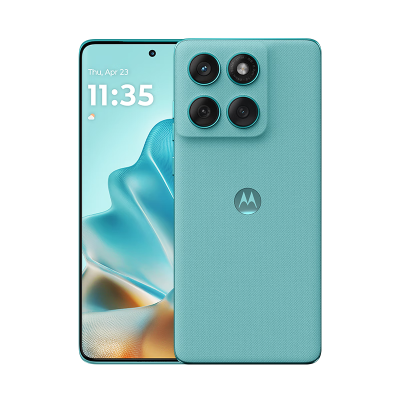 摩托罗拉 联想moto Edge 60s 曲面金刚 超薄大电池 28种越级防水 5GAI手机 12+256冰川薄荷