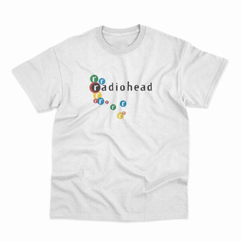 皇古迪新款Radiohead电台司令英国摇滚朋克复古oversize男士高街短袖T恤 1 S