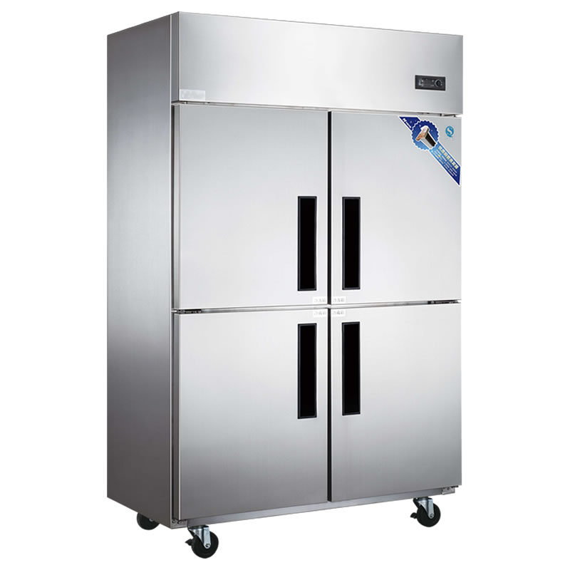 达克斯立式冰柜 不锈钢冷冻冷藏保鲜饭店酒店冷柜 双温四门 q1