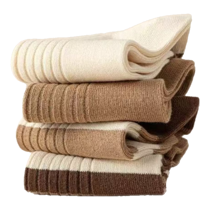 【秋款上新】袜子女春秋款美拉德女短袜咖色女复古短筒女袜 新客专享随机一双 短美拉德 均码