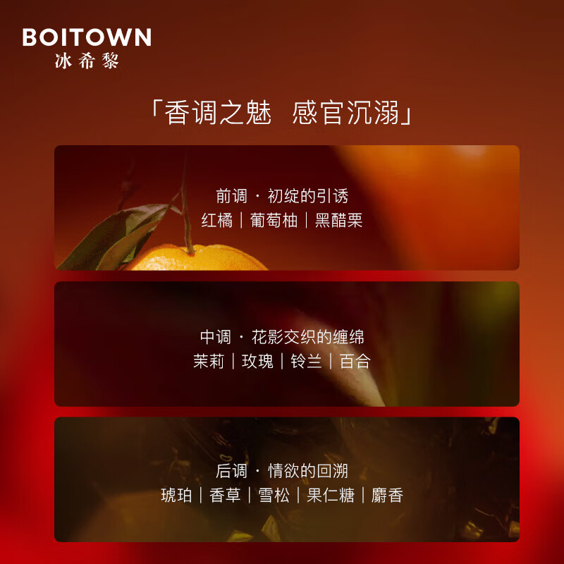 冰希黎（Boitown）沐浴露身体乳香氛夜幕之水润肤露香氛身体乳洗护 洗护套装300g+300g