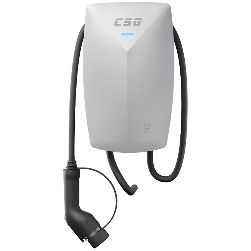 CSG科大智能「银河」7kW家用新能源汽车交流充电桩适配于特斯拉小米SU7比亚迪等车型 含0米送装一体
