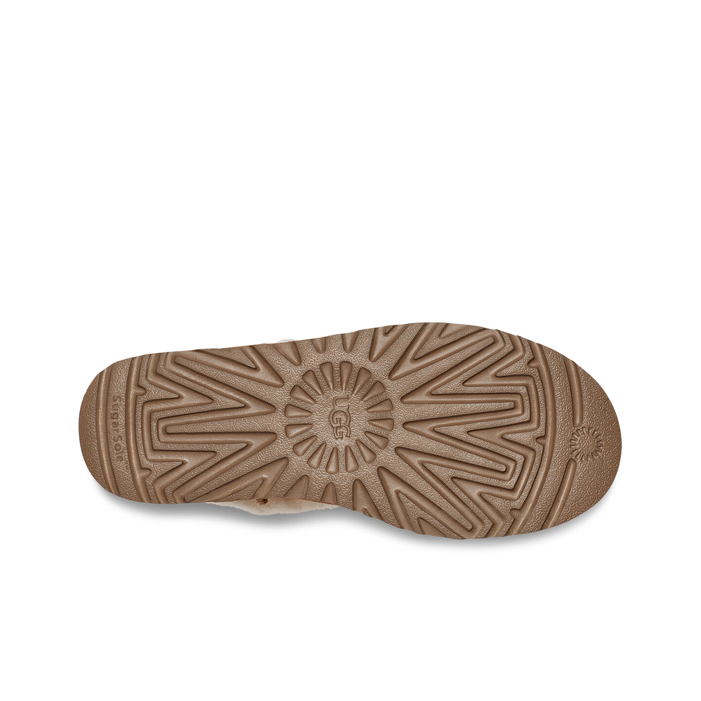 UGG秋季新款女士舒适保暖厚底休闲短筒雪地靴懒人毛毛鞋 1144041 CHE | 栗色 37 鞋款偏小，建议拍大一码