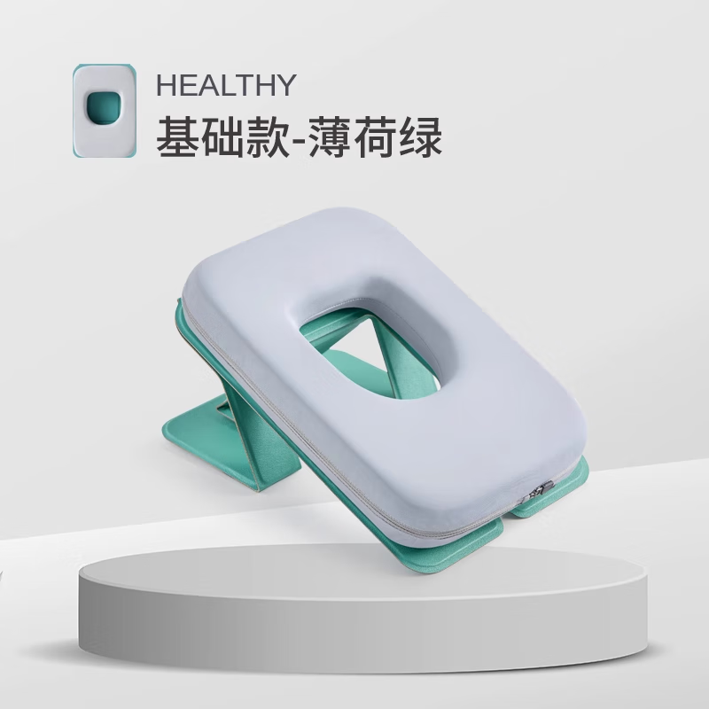 PPW午睡枕趴睡神器兒童折疊便攜教室午休枕頭學(xué)生趴趴枕生日禮物匠心 學(xué)生午睡枕-薄荷綠