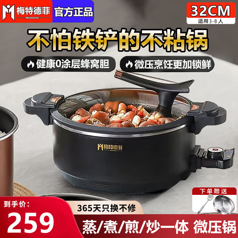 ���ڲ�����÷�ص·ƶ๦�ܵ���΢ѹ���糴����ճ��2025�¿�һ�������;�����ȹ����õ���������������Ϳ����� 7L �콢�����32cm�ʺ�3-8�ˡ�