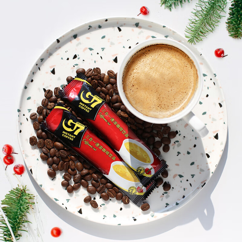 中原越南特產(chǎn)三合一速溶咖啡粉中文版 20條50條100條 散20條