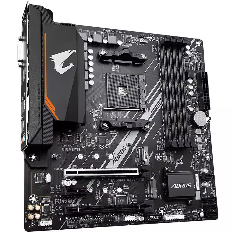 技嘉技嘉技嘉A520M-K V2 B550M AORUS ELITE小雕台式机电脑主板R5锐龙 技嘉A520M K V2