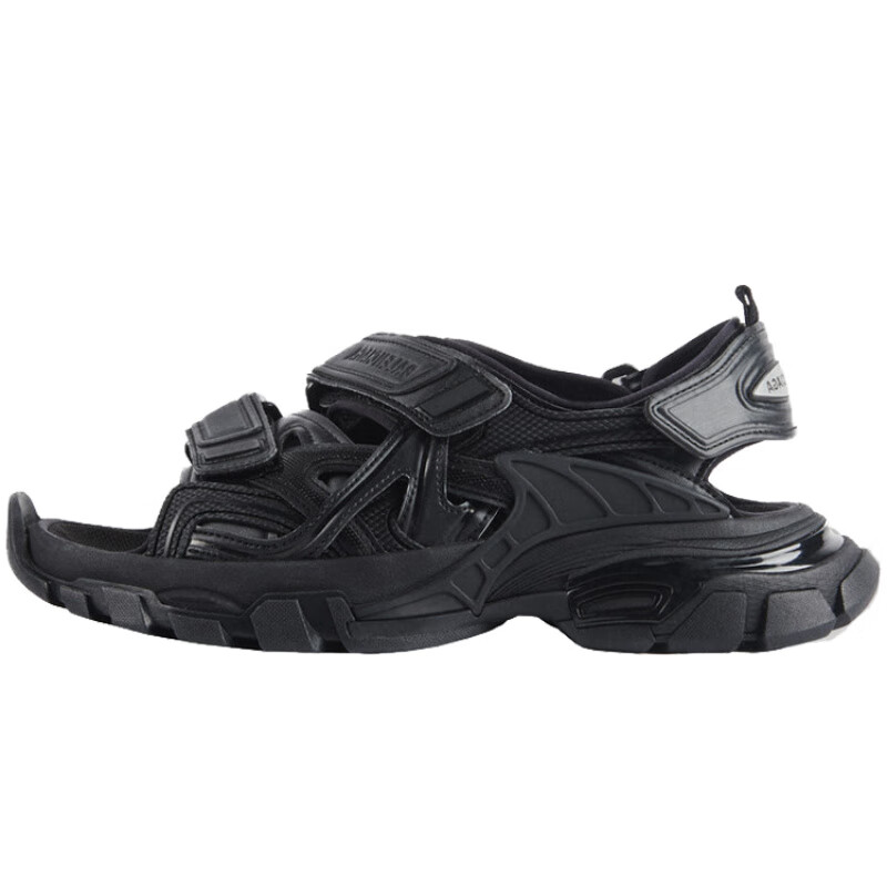 巴黎世家（BALENCIAGA）Track 2.0 露趾 沙灘涼鞋 女款 黑色 41
