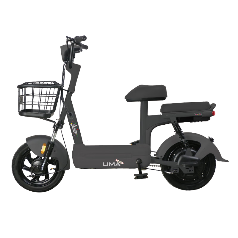 ������LIMA����CCTV���Ʒ�ơ��綯���г�С����41KM����48V12AhǦ��LED͸����Ƽ��õ綯��  ��ҹ��