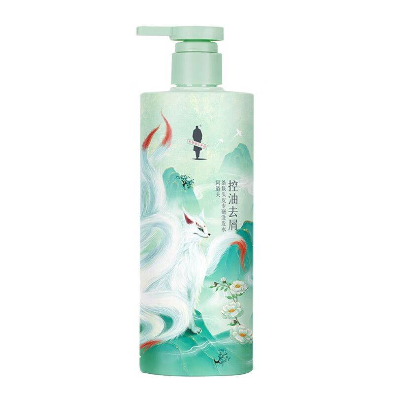 阿道夫(ADOLPH)茶麸洗发水350ml 控油去屑蓬松顺滑香护理专研洗头膏露乳液男女士 茶麸祛屑洗发水350ml