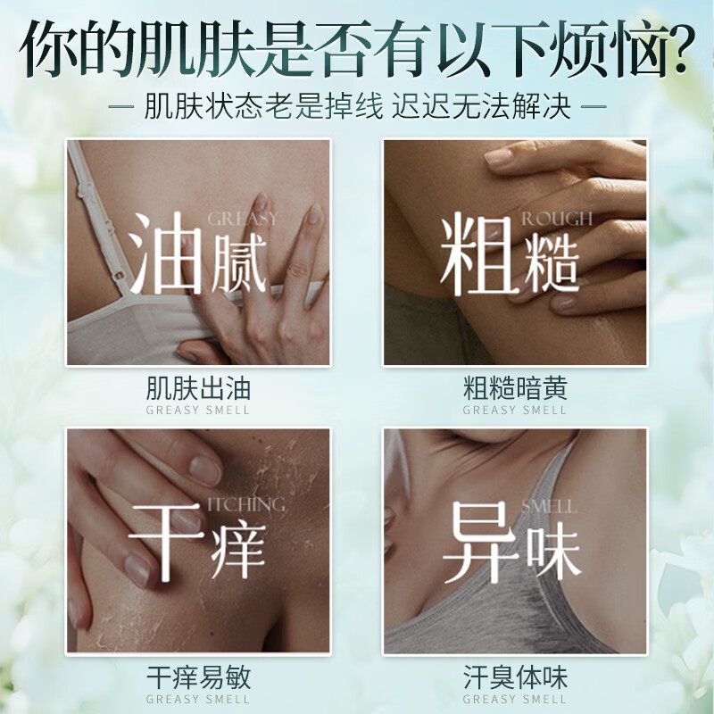 幻彩花镜香氛沐浴露香体后背油腻痘痘清洁清爽滋润保湿乳液大容量 幻彩花镜香氛沐浴露 500ml 2瓶
