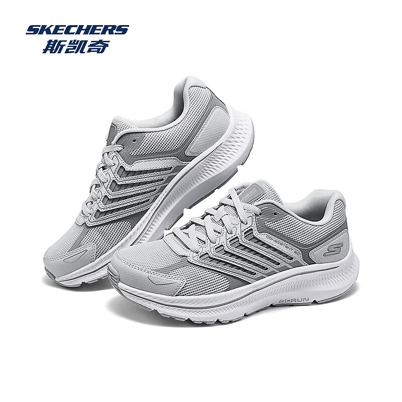 ˹���棨Skechers��ĺ��Ьح�˶���Ь�߻ص���������������Ь�ܲ�Ь Ů��-ǳ��ɫ/LTGY 