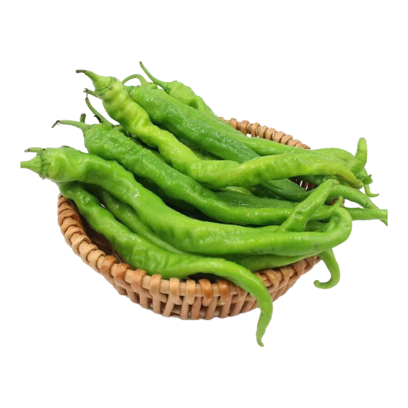 新鲜螺丝椒辣椒即食皮薄微辣特辣尖椒陇椒带箱 2斤普通装2斤