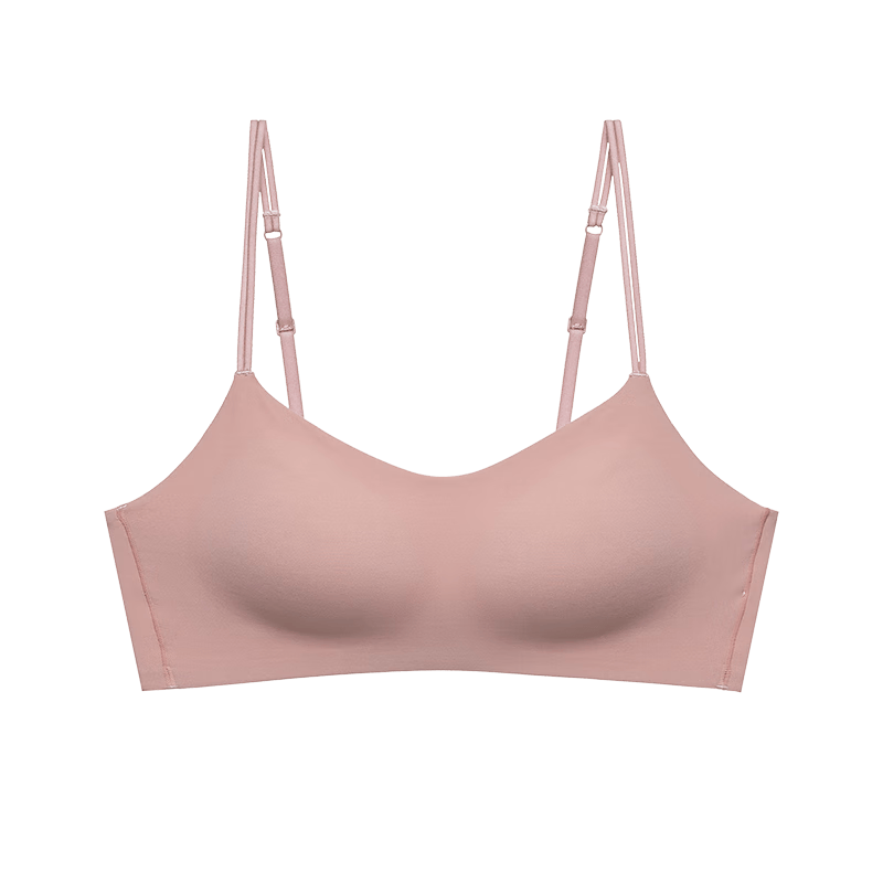 NEIWAI内外可外穿速干运动文胸女露肩双肩带吊带背心聚拢套头好弹超轻 陶沙粉 M