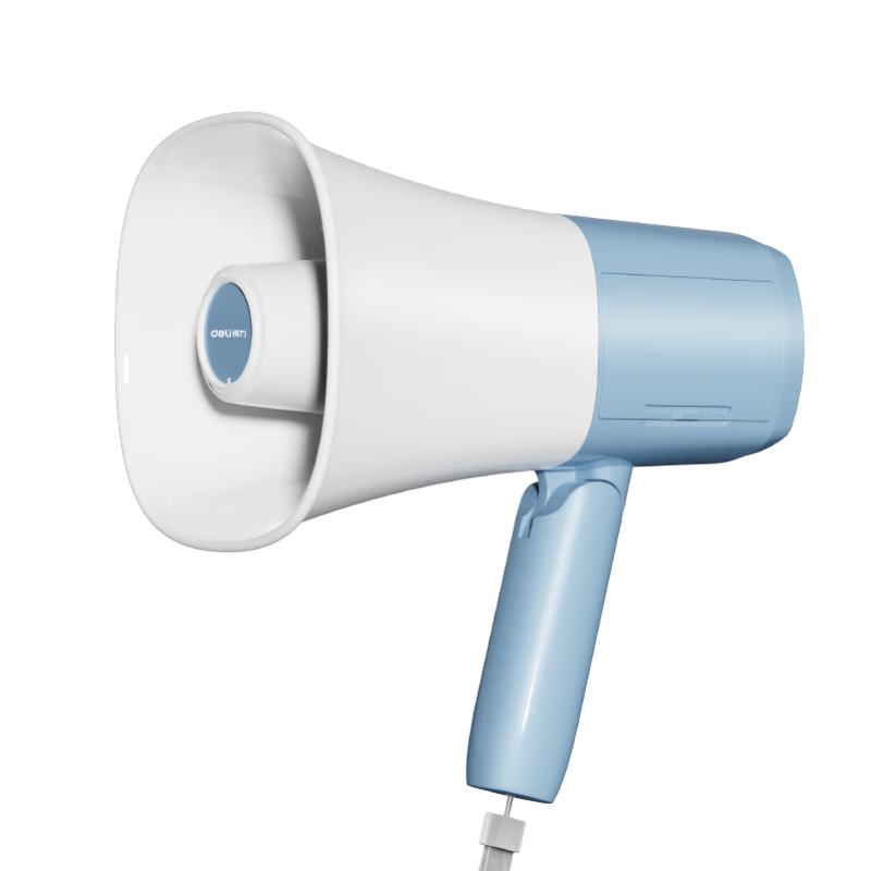 得力（deli）录音喇叭扬声器充电扩音器户外摆摊叫卖宣传无线喊话扩音器16小时高效续航