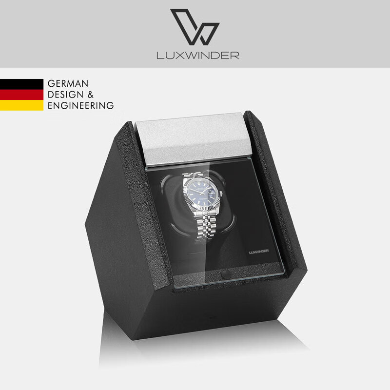 默達(dá)咯（MODALO）德國LUXWINDER搖表器1234表位機(jī)械表自動上鏈表盒轉(zhuǎn)表器晃表家用 1表位