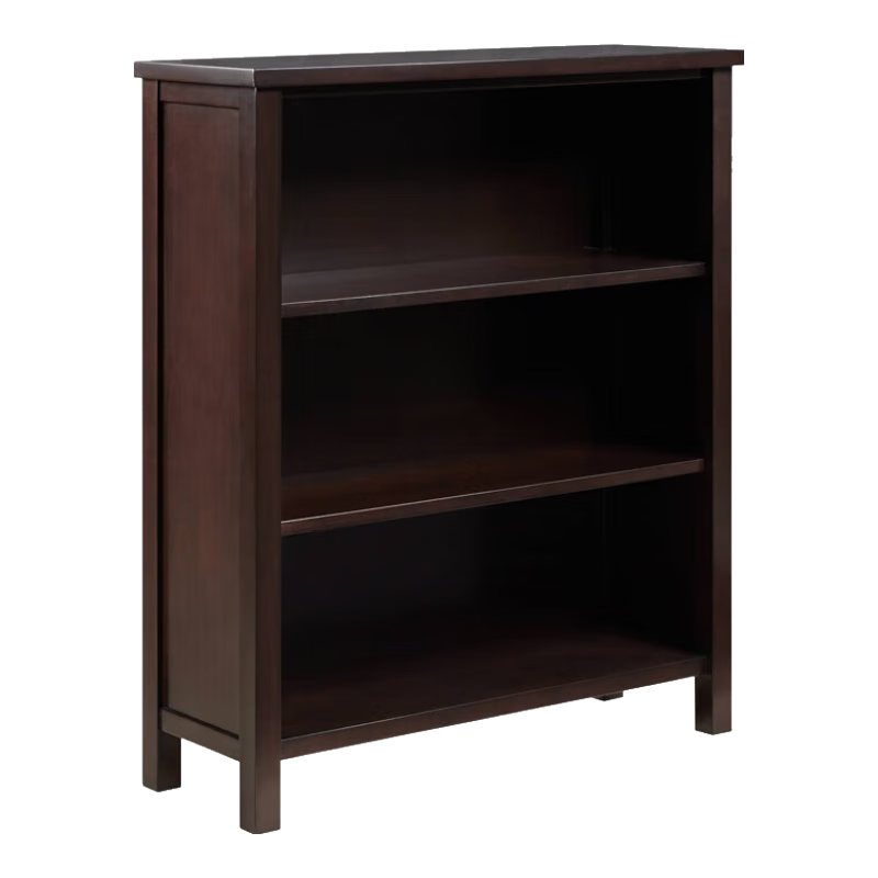 Harbor House 美式家具輕奢實(shí)木書(shū)柜書(shū)架儲(chǔ)物柜收納柜長(zhǎng)柜矮柜Greenville系列 【經(jīng)典美式風(fēng)】矮柜-深咖色