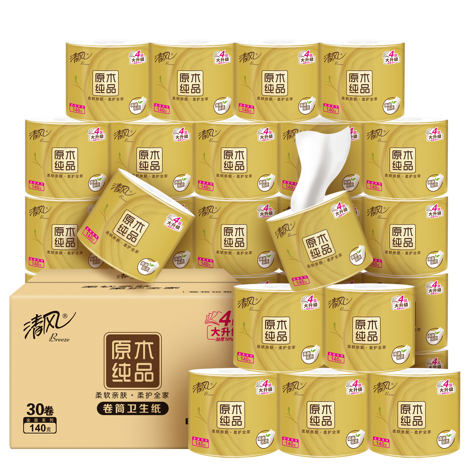 Breeze  ԭľװ140g оֽ 4 30