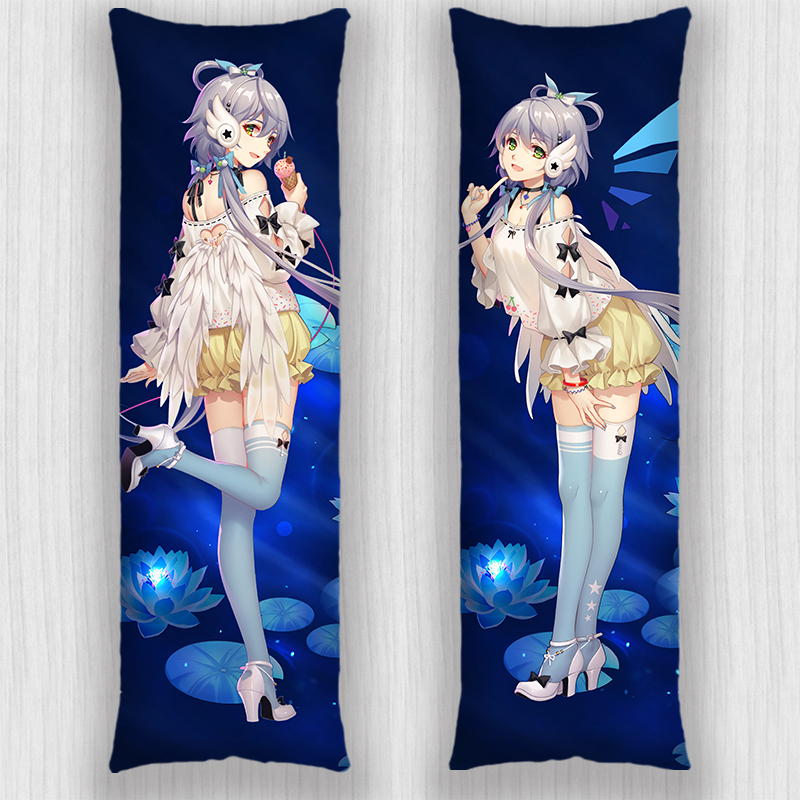 洛天依等身抱枕 狐狸窝 洛天依 动漫抱枕 全身 乐正绫周边 等身抱枕