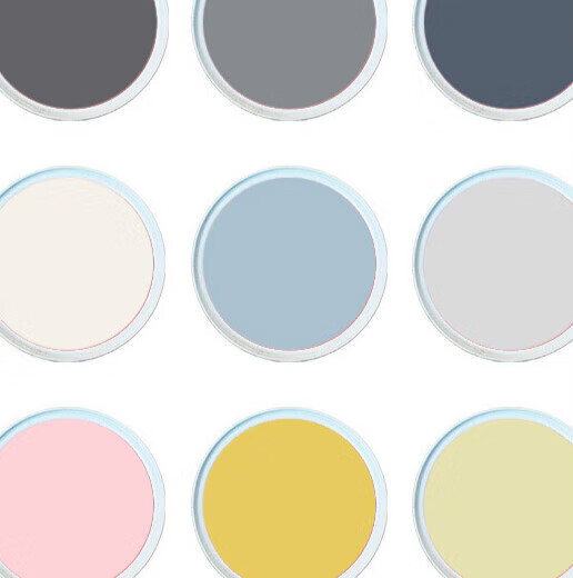 顾致补墙膏室内灰色米黄彩色墙面修补补墙漆喷雾带颜色 竹炭 纯白500g