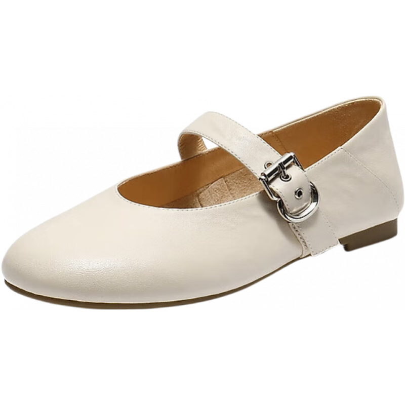 ������Belle������������������ЬŮ2025�����̳�ͬ����Ƥ���ʵ�ЬE3U1DCQ5 �װ�ɫ 37