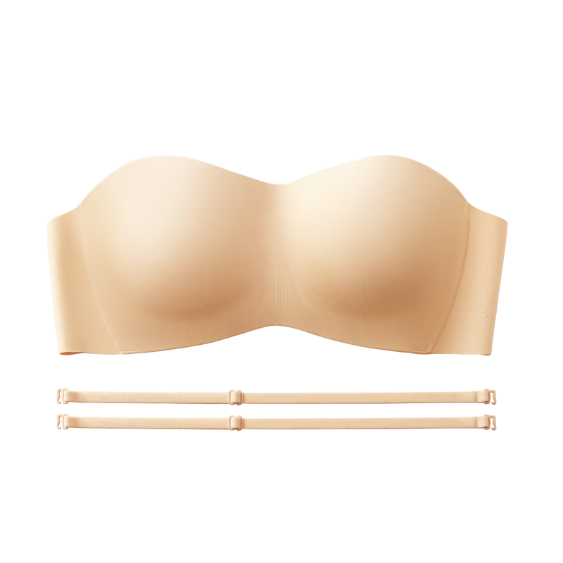 素肌良品【吸引力】無肩帶內(nèi)衣女防滑聚攏隱形無痕抹胸美背裹胸