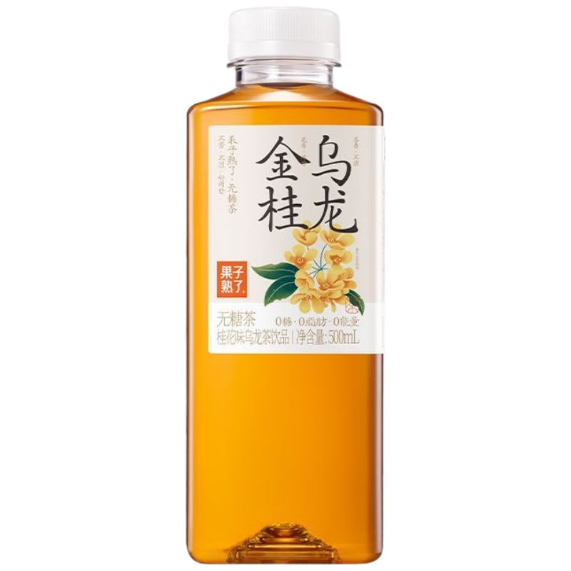 果子熟了金桂乌龙500ml*15 无糖茶 【临期清仓】