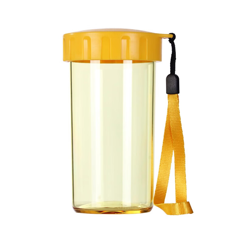 特百惠（Tupperware）雅致随心水杯300ml运动水瓶塑料便携学生专用高颜值女 日出黄300ml