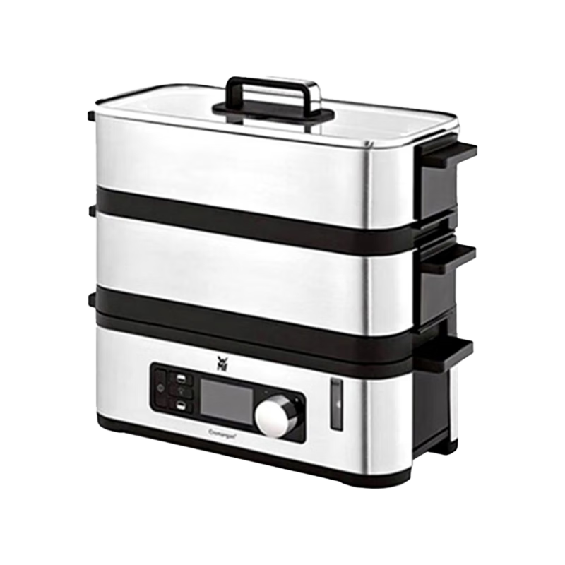 WMF德國福騰寶電蒸鍋不銹鋼智巧雙層電鍋蒸饅頭蒸魚鍋 西式多功能電煮鍋家用電熱鍋 2.15L 智巧電蒸爐