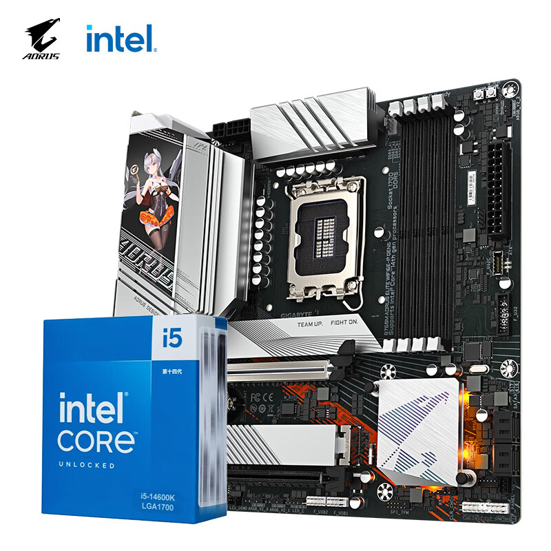 ΣGIGABYTECPUװB760M AORUS ELITE WIFI6E-P GEN5+i5-14600K